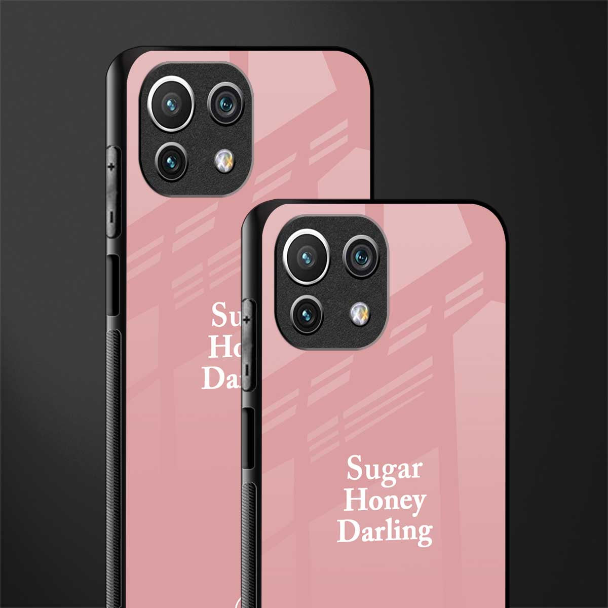 suger honey darling glass case for mi 11 lite image-2