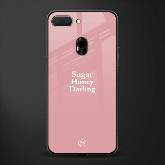 suger honey darling glass case for oppo a5 image
