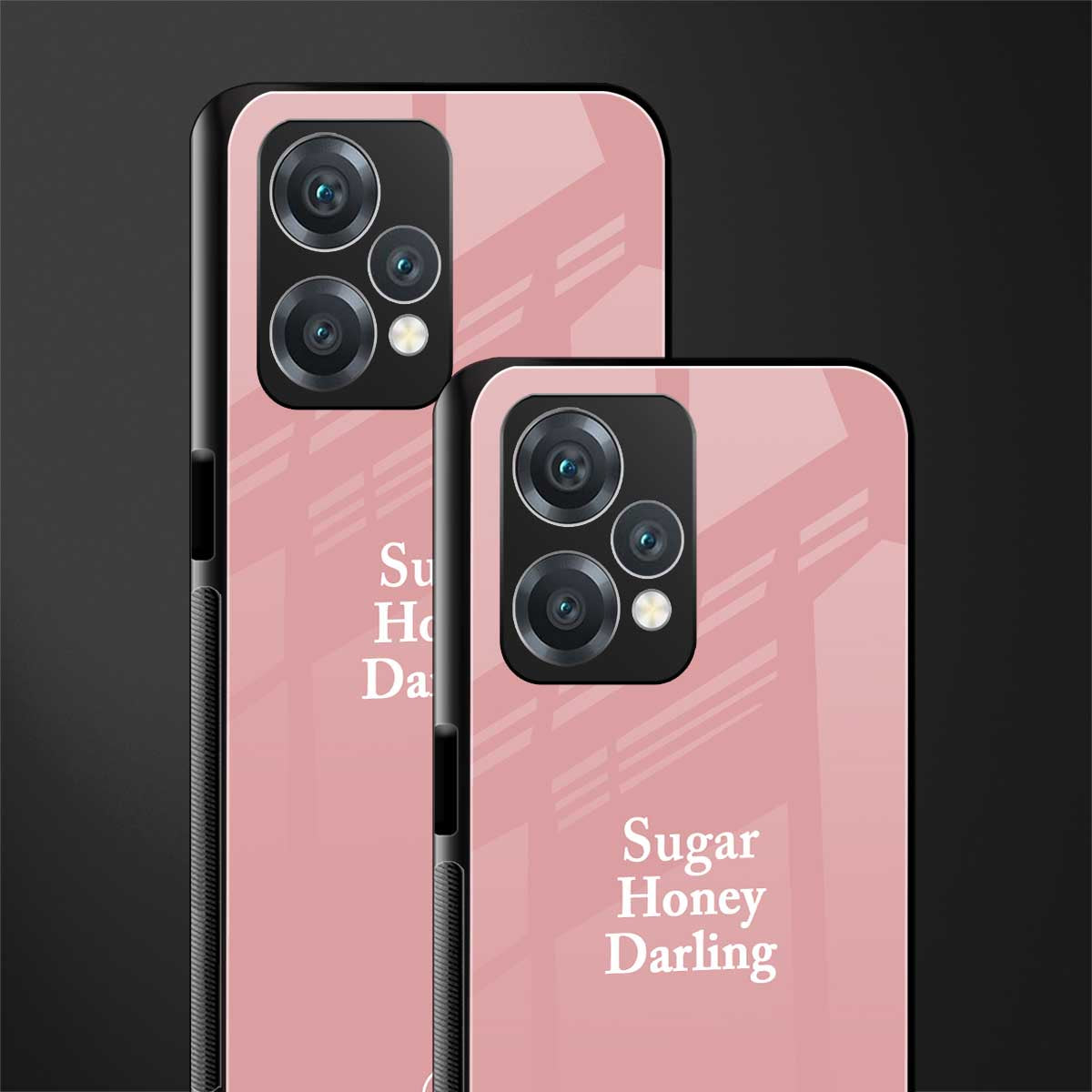 suger honey darling back phone cover | glass case for realme 9 pro 5g