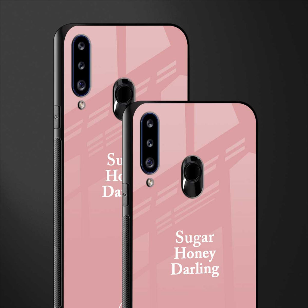 suger honey darling glass case for samsung galaxy a20s image-2