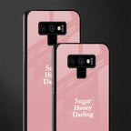 suger honey darling glass case for samsung galaxy note 9 image-2
