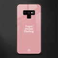 suger honey darling glass case for samsung galaxy note 9 image