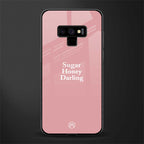 suger honey darling glass case for samsung galaxy note 9 image
