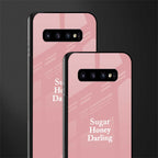 suger honey darling glass case for samsung galaxy s10 image-2