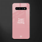 suger honey darling glass case for samsung galaxy s10 image