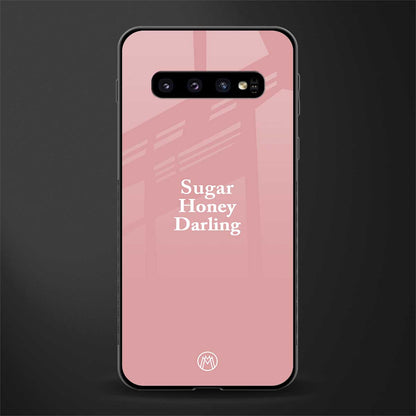suger honey darling glass case for samsung galaxy s10 plus image