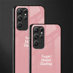 suger honey darling glass case for samsung galaxy s22 ultra 5g image-2