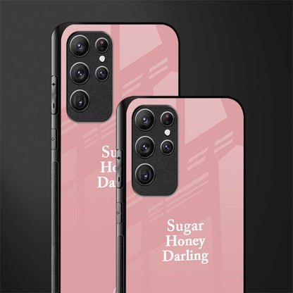 suger honey darling glass case for samsung galaxy s22 ultra 5g image-2