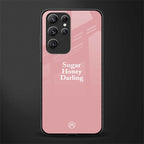 suger honey darling glass case for samsung galaxy s22 ultra 5g image
