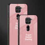 suger honey darling glass case for redmi note 9 image-2