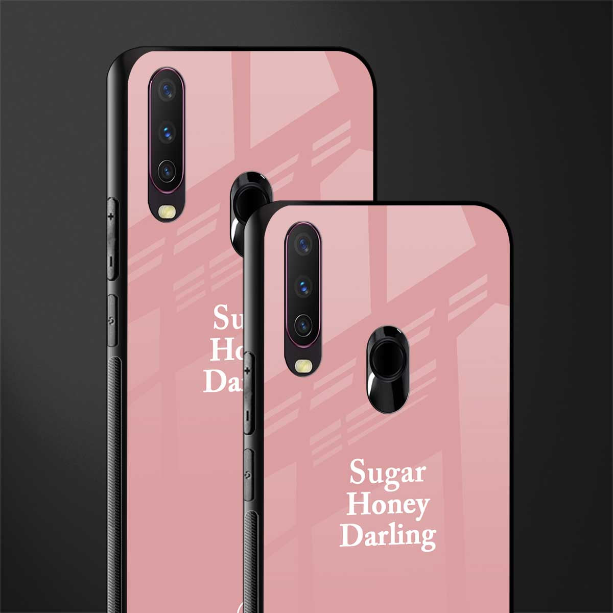 suger honey darling glass case for vivo y12 image-2