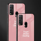 suger honey darling glass case for vivo y30 image-2