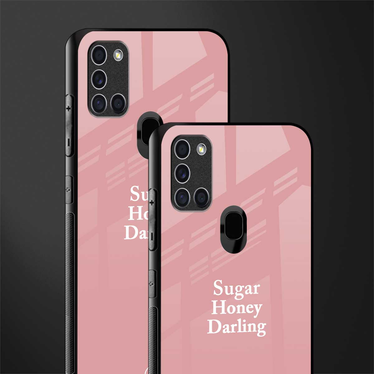 suger honey darling glass case for samsung galaxy a21s image-2