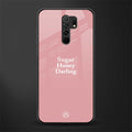suger honey darling glass case for redmi 9 prime image