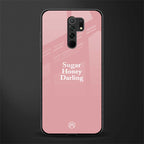 suger honey darling glass case for redmi 9 prime image