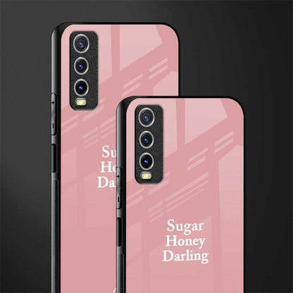 suger honey darling glass case for vivo y12s image-2