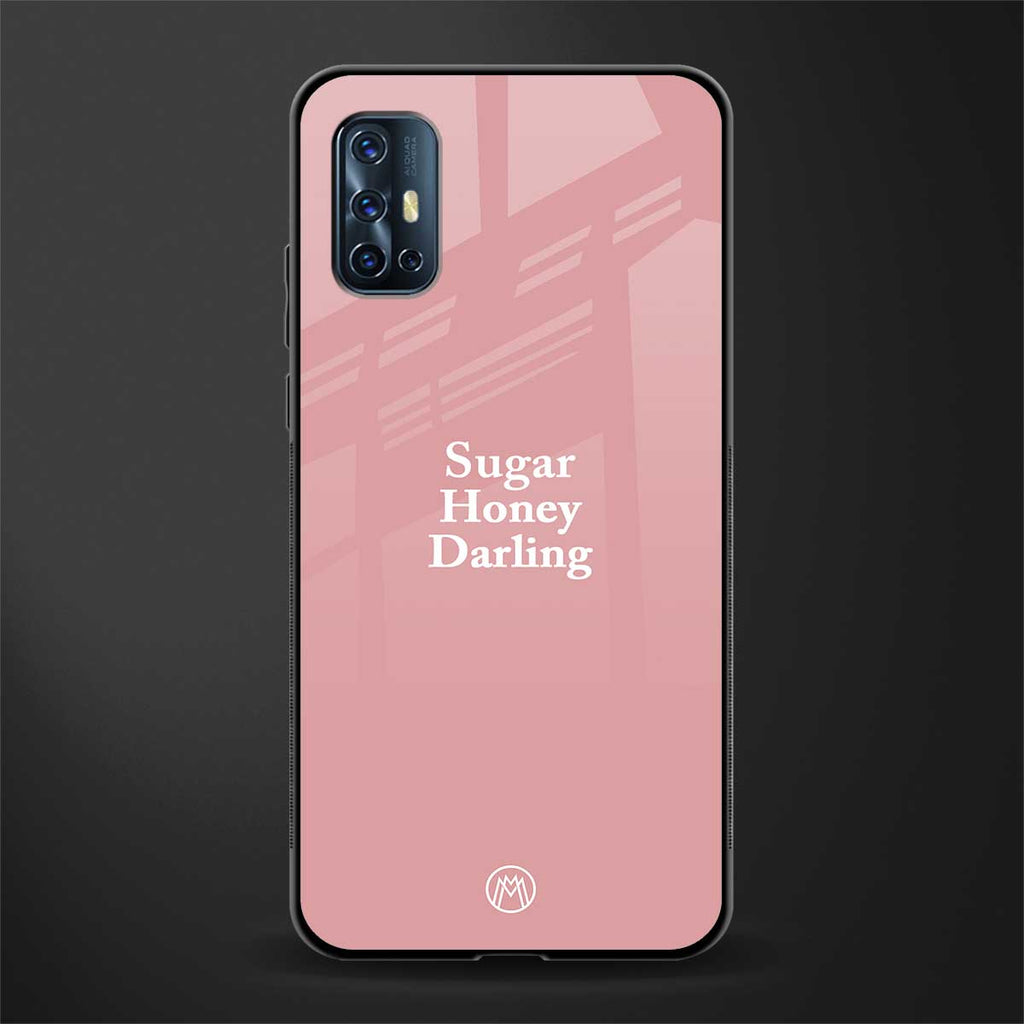 suger honey darling glass case for vivo v17 image