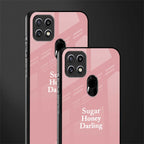 suger honey darling glass case for oppo a15s image-2