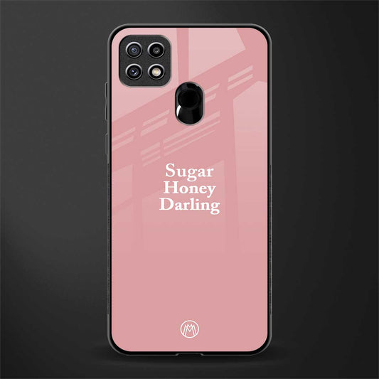 suger honey darling glass case for oppo a15s image