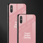 suger honey darling glass case for redmi 9a image-2