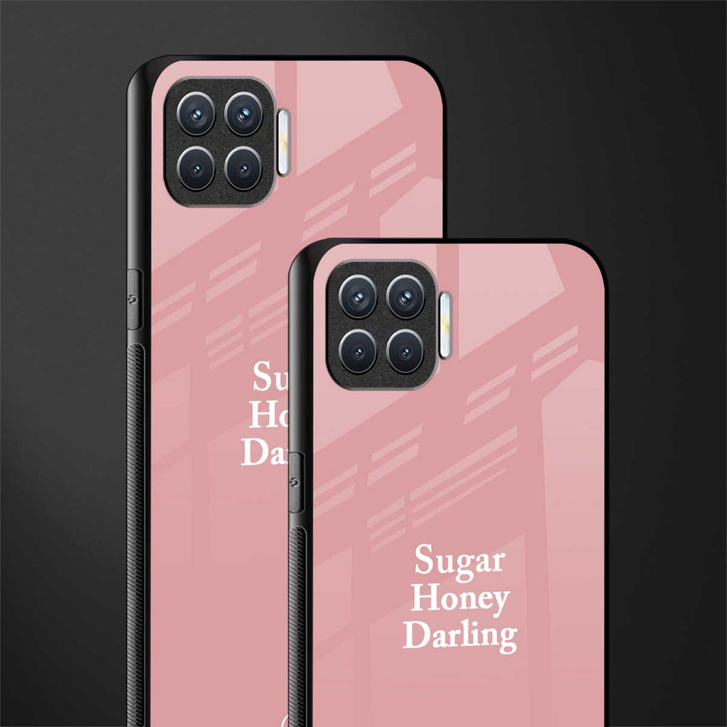 suger honey darling glass case for oppo f17 pro image-2