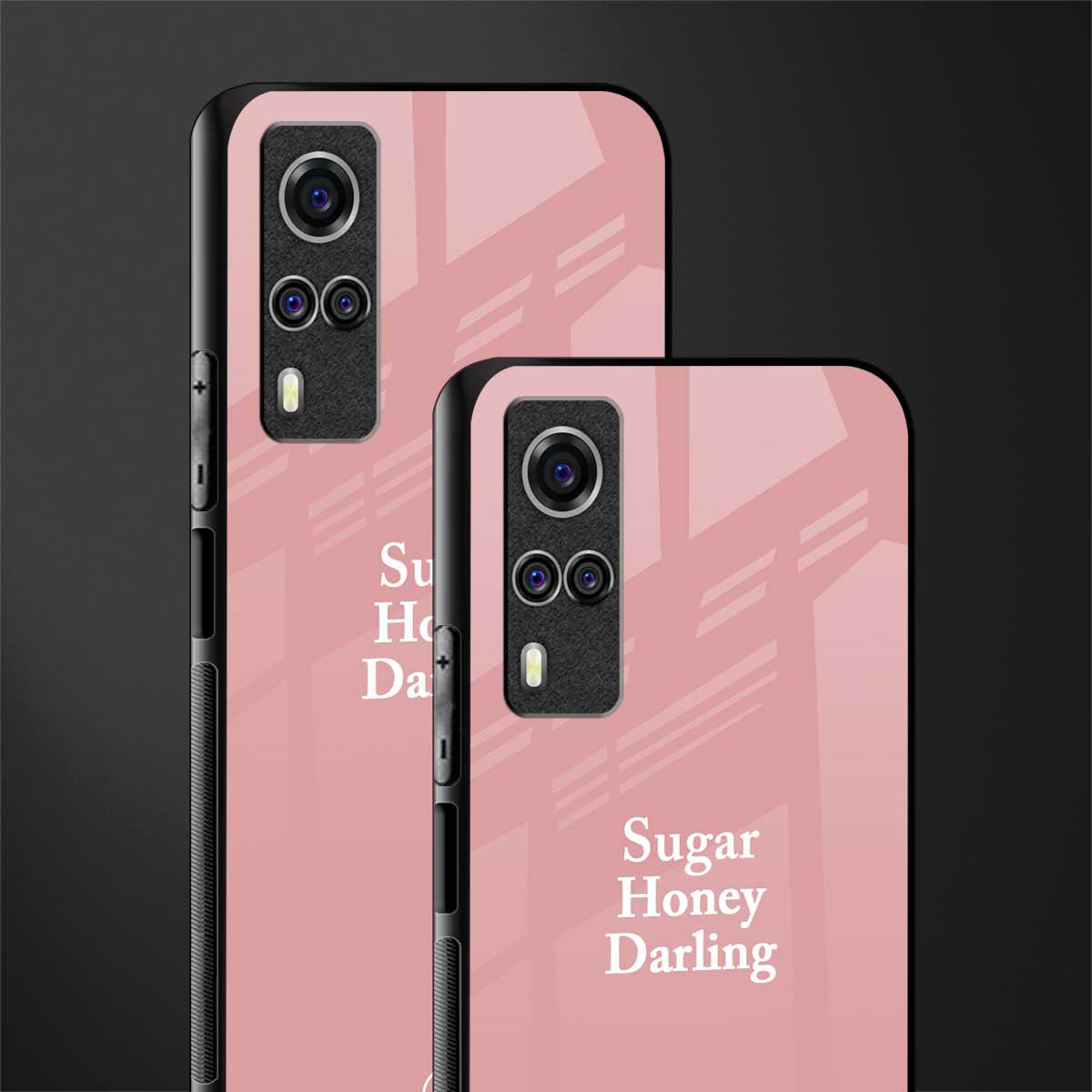 suger honey darling glass case for vivo y53s image-2