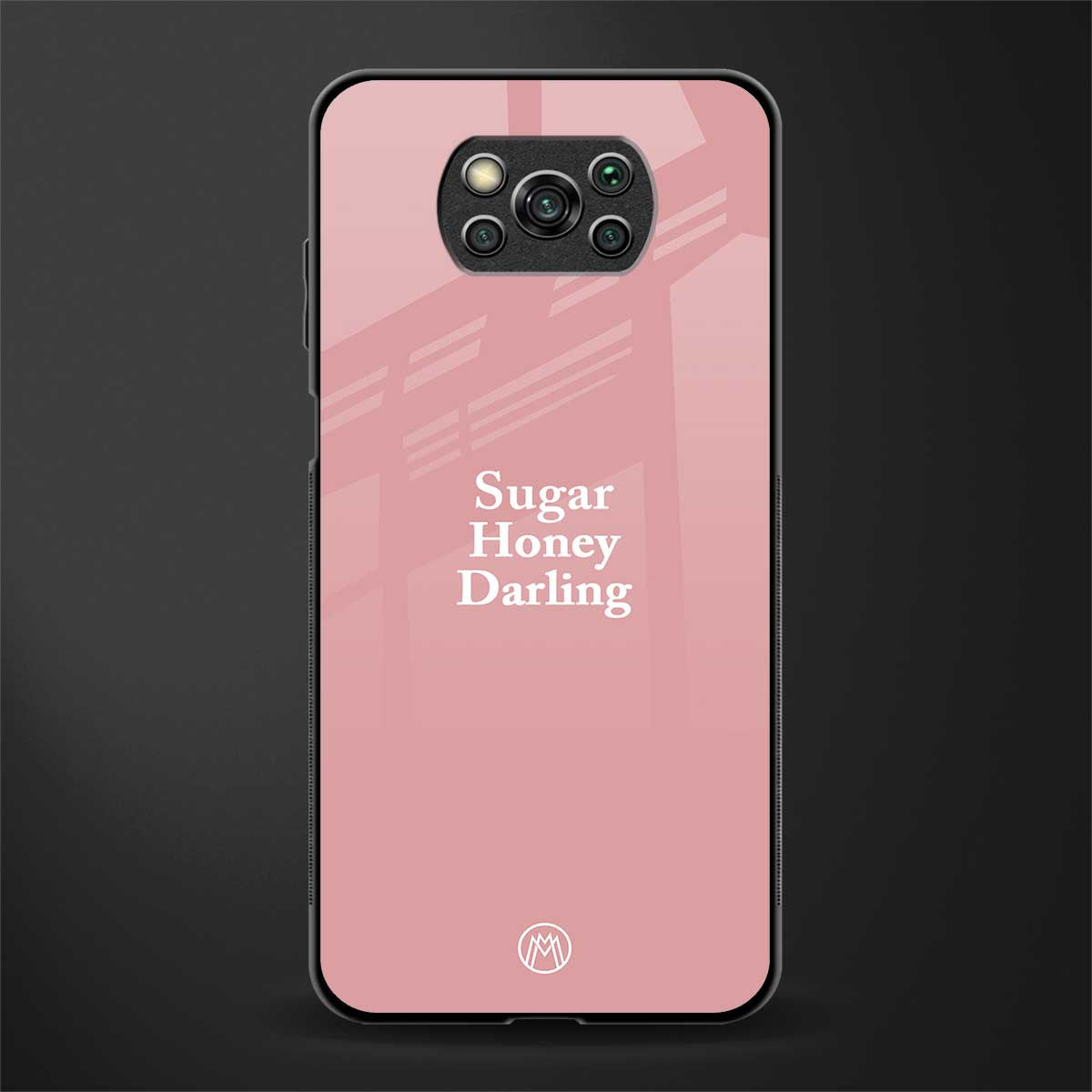 suger honey darling glass case for poco x3 image