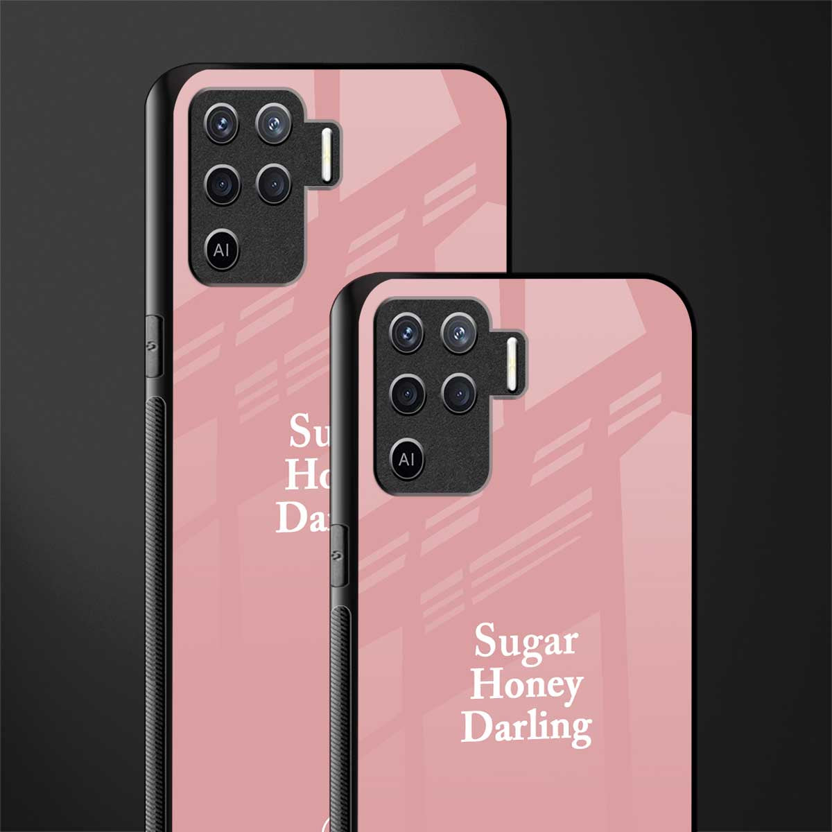 suger honey darling glass case for oppo f19 pro image-2