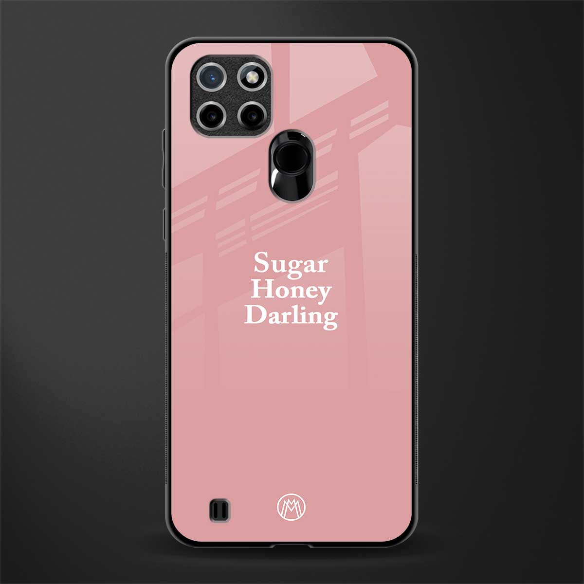 suger honey darling glass case for realme c21 image