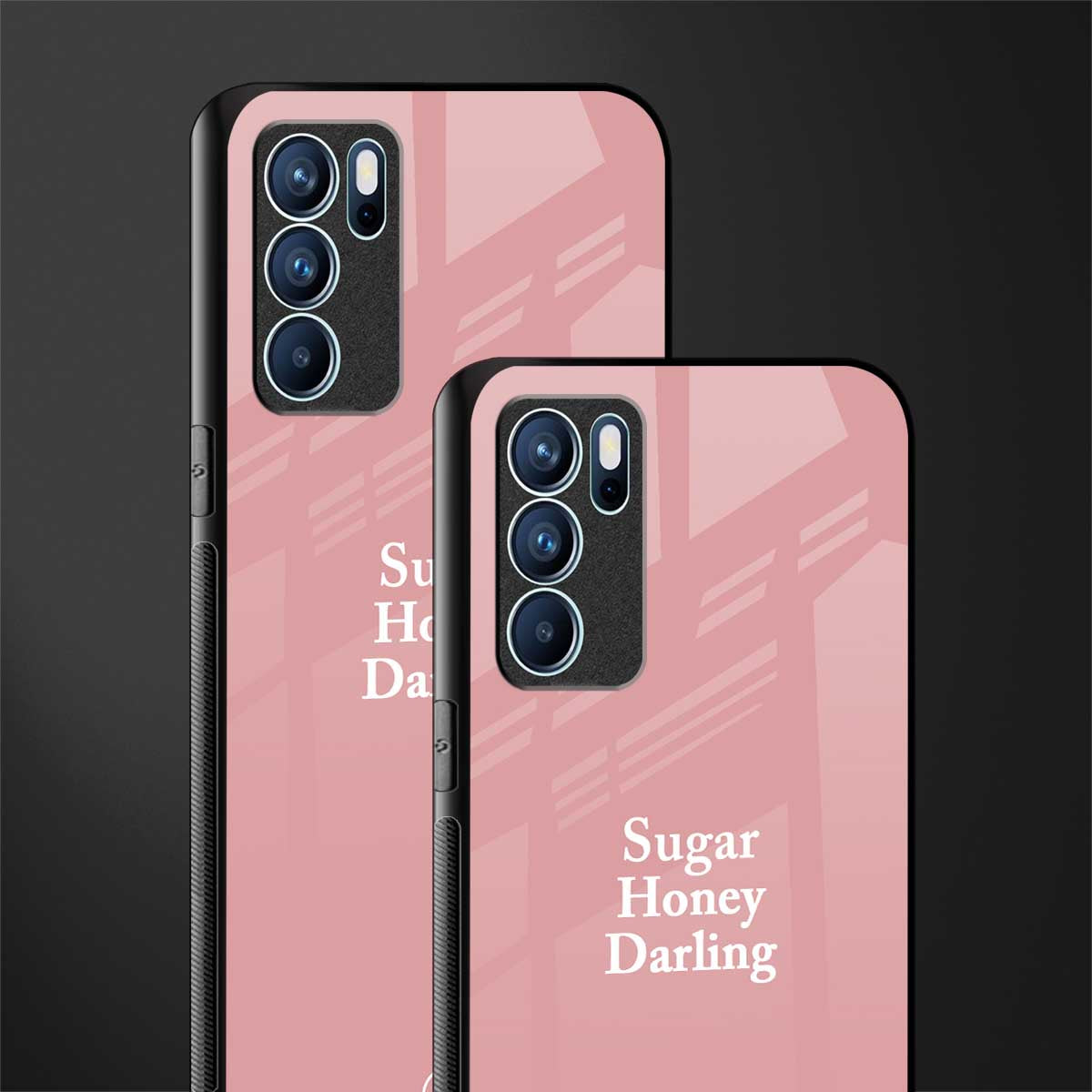 suger honey darling glass case for oppo reno6 5g image-2