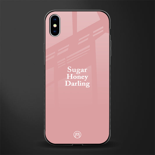 suger honey darling glass case for iphone xs max image
