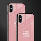 suger honey darling glass case for iphone xs image-2