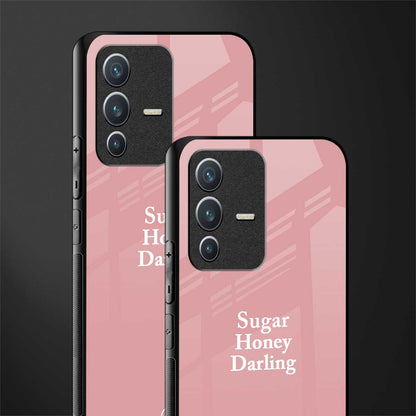 suger honey darling glass case for vivo v23 5g image-2