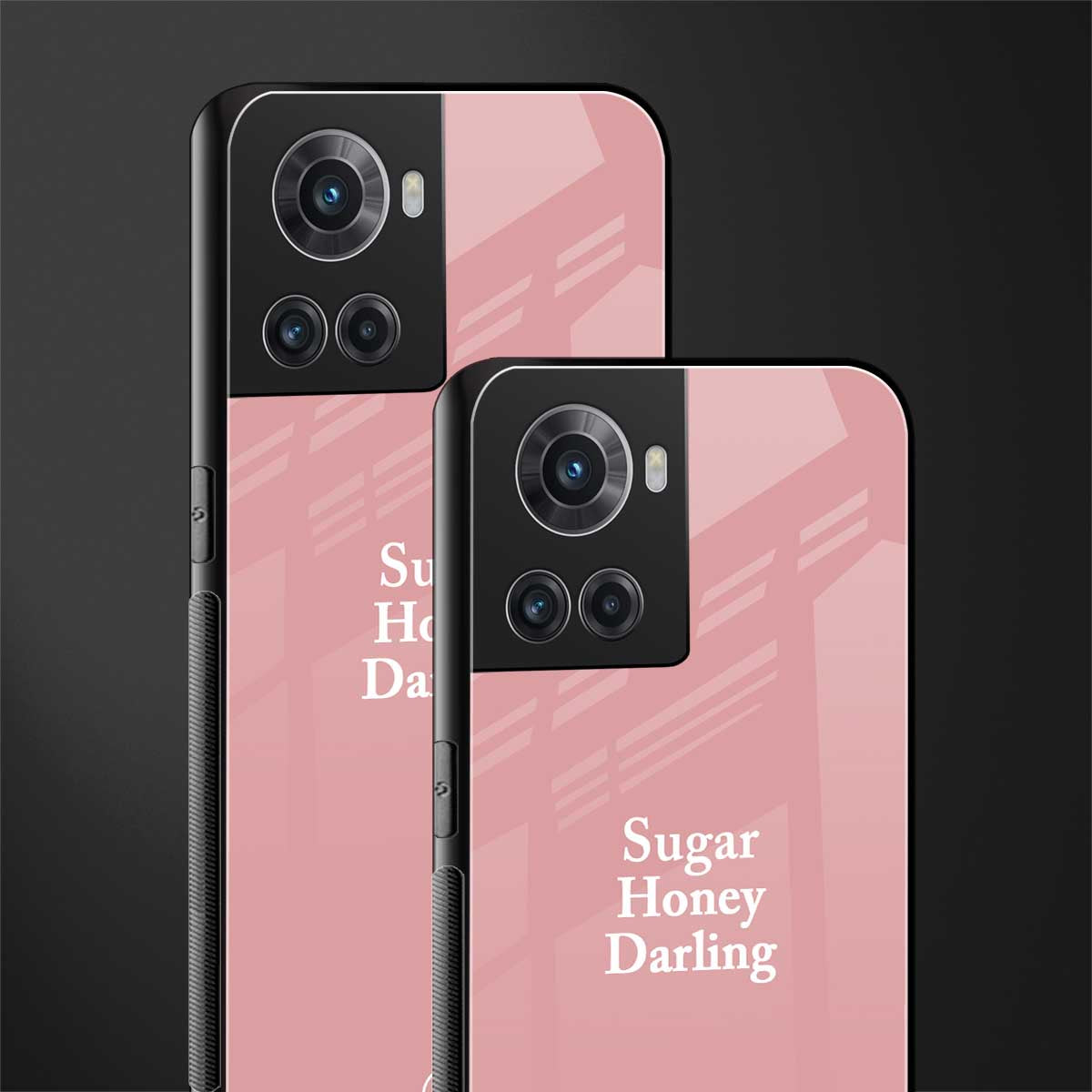 suger honey darling back phone cover | glass case for oneplus 10r 5g