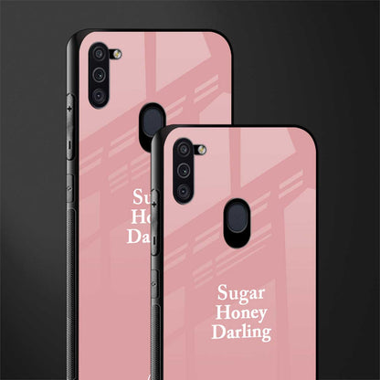 suger honey darling glass case for samsung galaxy m11 image-2