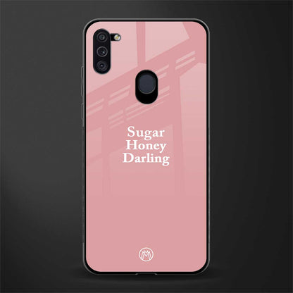 suger honey darling glass case for samsung galaxy m11 image