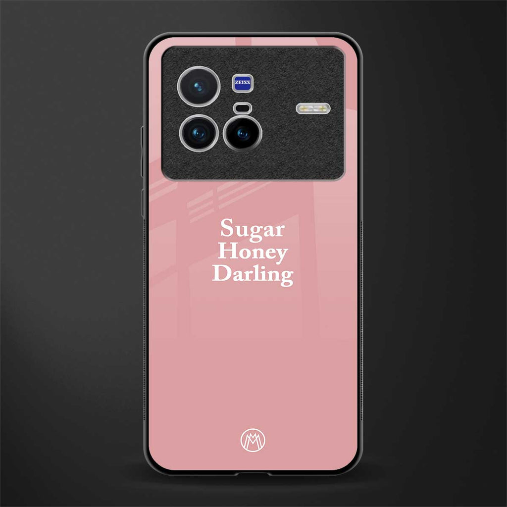 suger honey darling glass case for vivo x80 image