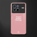 suger honey darling glass case for vivo x80 image