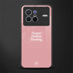 suger honey darling glass case for vivo x80 image