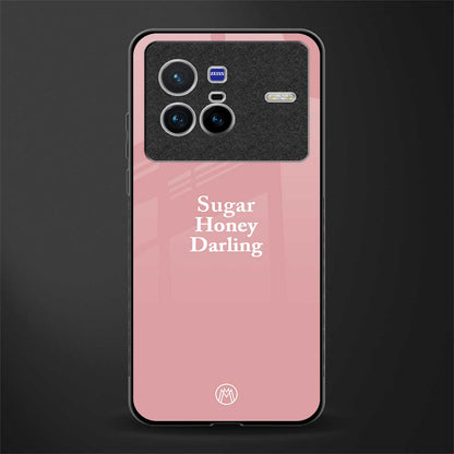 suger honey darling glass case for vivo x80 image