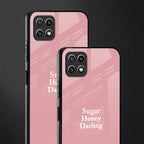 suger honey darling back phone cover | glass case for samsung galaxy f42
