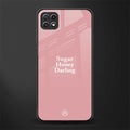 suger honey darling back phone cover | glass case for samsung galaxy f42