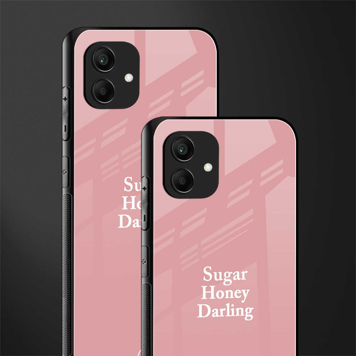 suger honey darling back phone cover | glass case for samsung galaxy a04