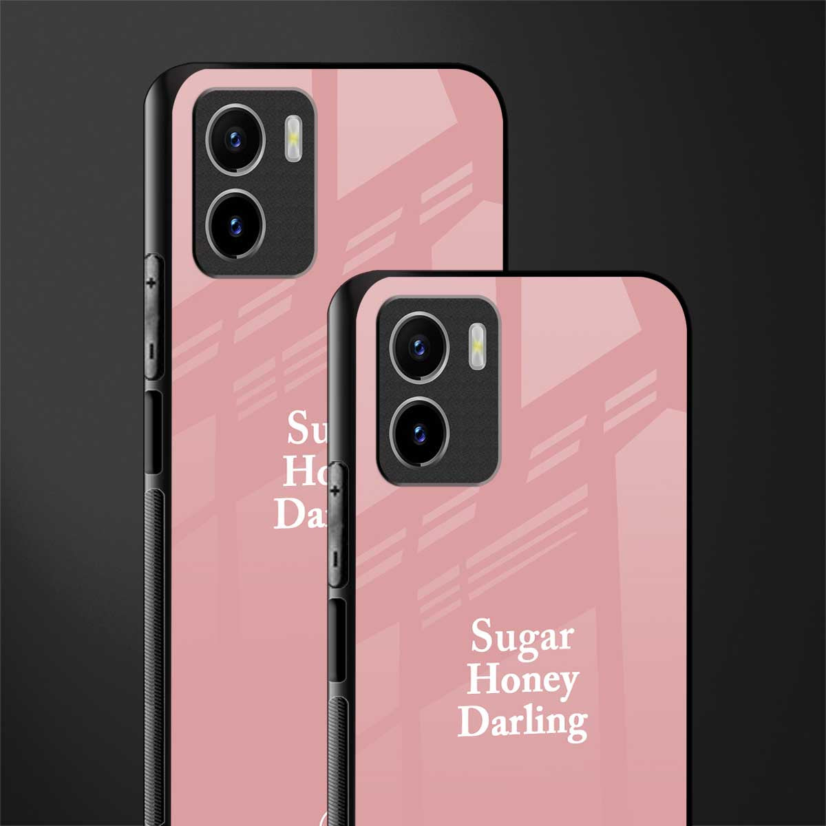 suger honey darling back phone cover | glass case for vivo y72