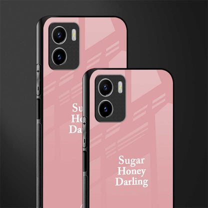 suger honey darling back phone cover | glass case for vivo y72