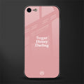 suger honey darling glass case for iphone se 2020 image