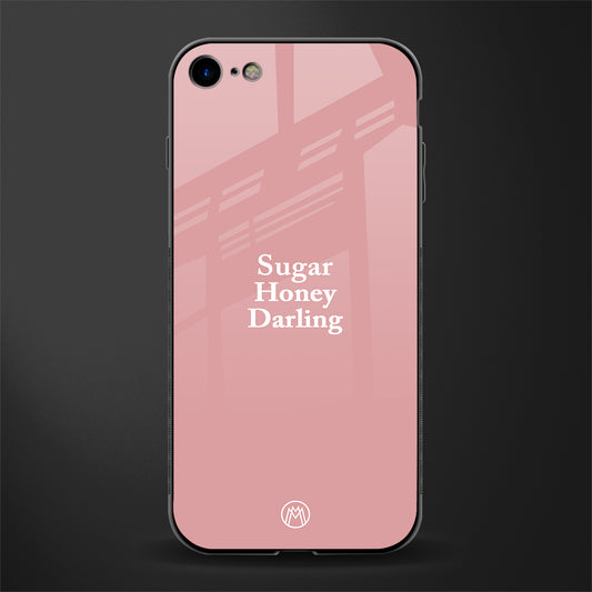 suger honey darling glass case for iphone se 2020 image