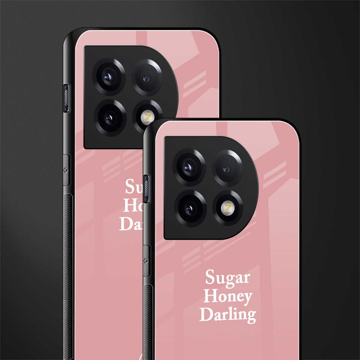 suger honey darling back phone cover | glass case for oneplus 11