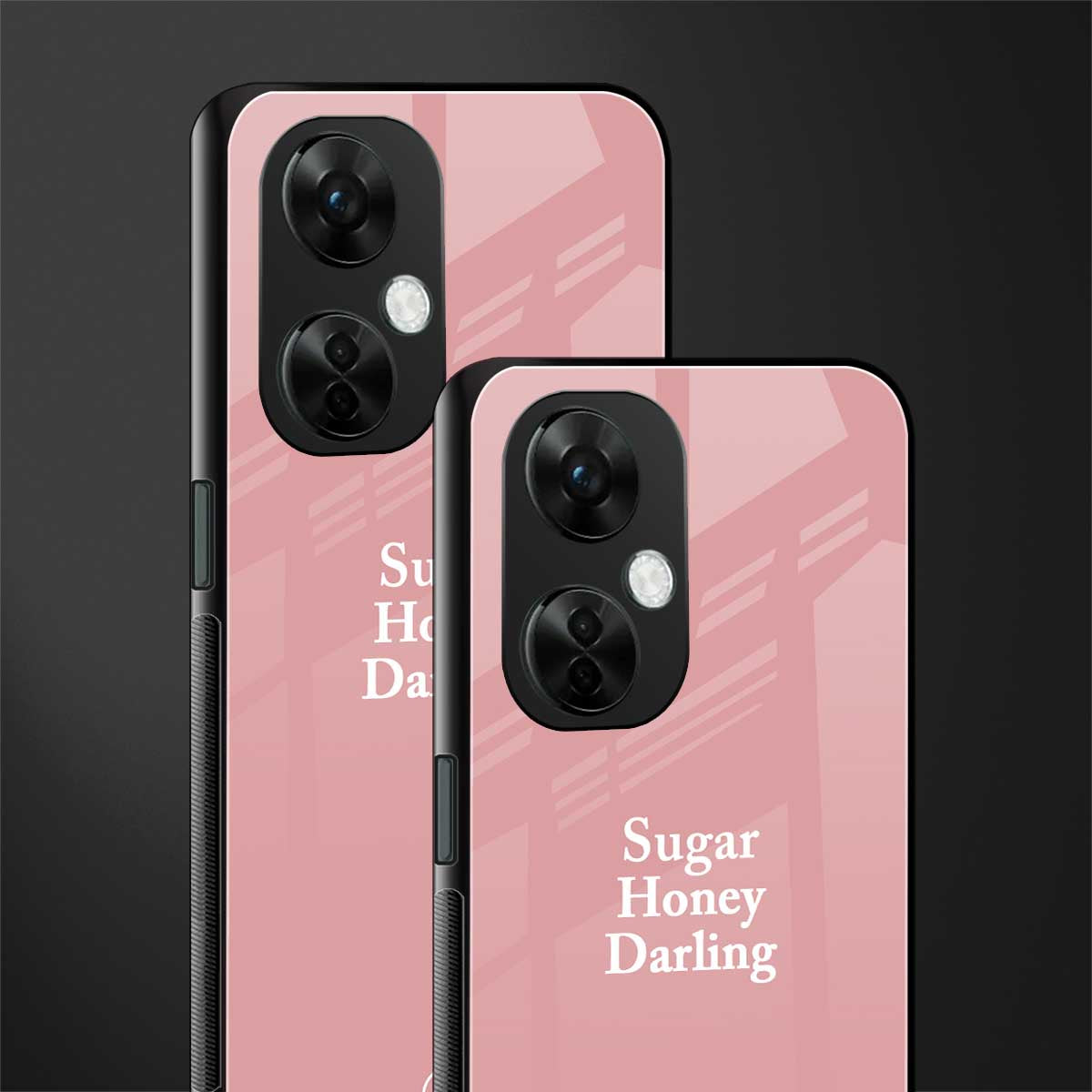 suger honey darling back phone cover | glass case for oneplus nord ce 3 lite