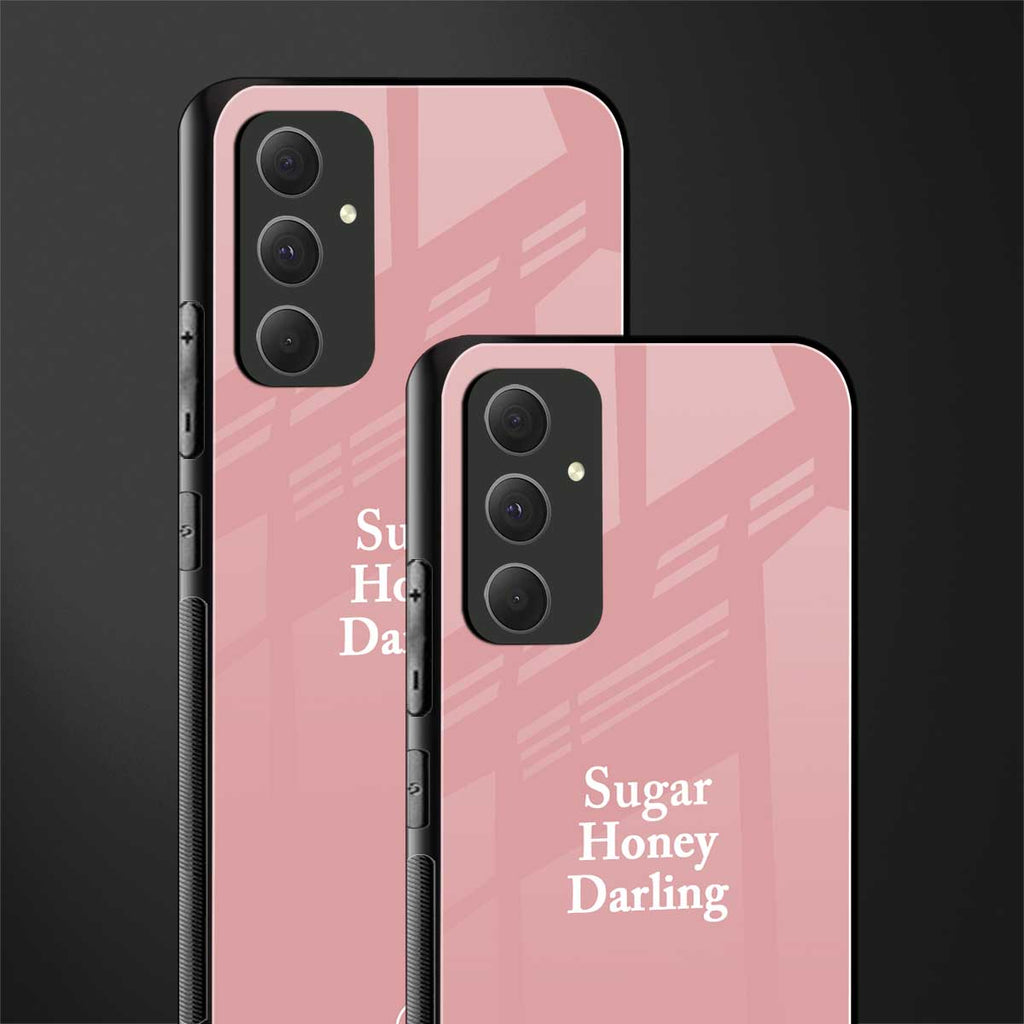 suger honey darling back phone cover | glass case for samsung galaxy a54 5g